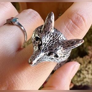 Fox Head Ring